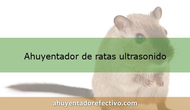 Ahuyentadores de ratas ultrasonido