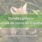 Donde comprar orina de zorro en España
