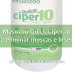 Masozoo quick ciper 10 para eliminar moscas e insectos